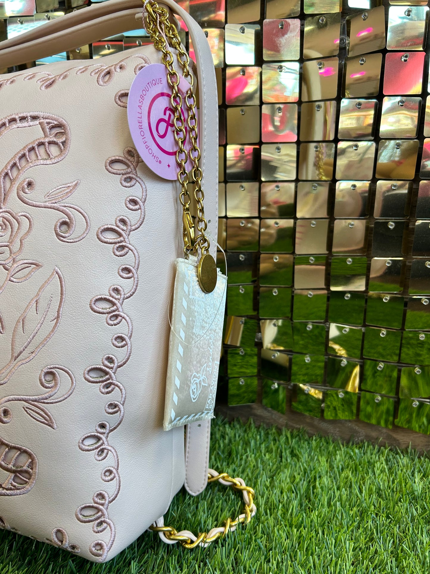 Ribbon Convertible Hobo Backpack