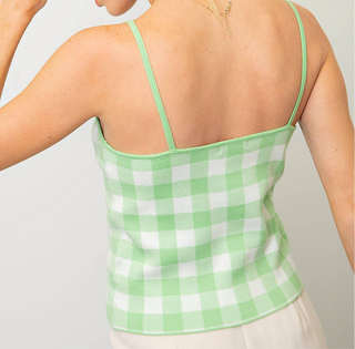 Green Checkered Tank