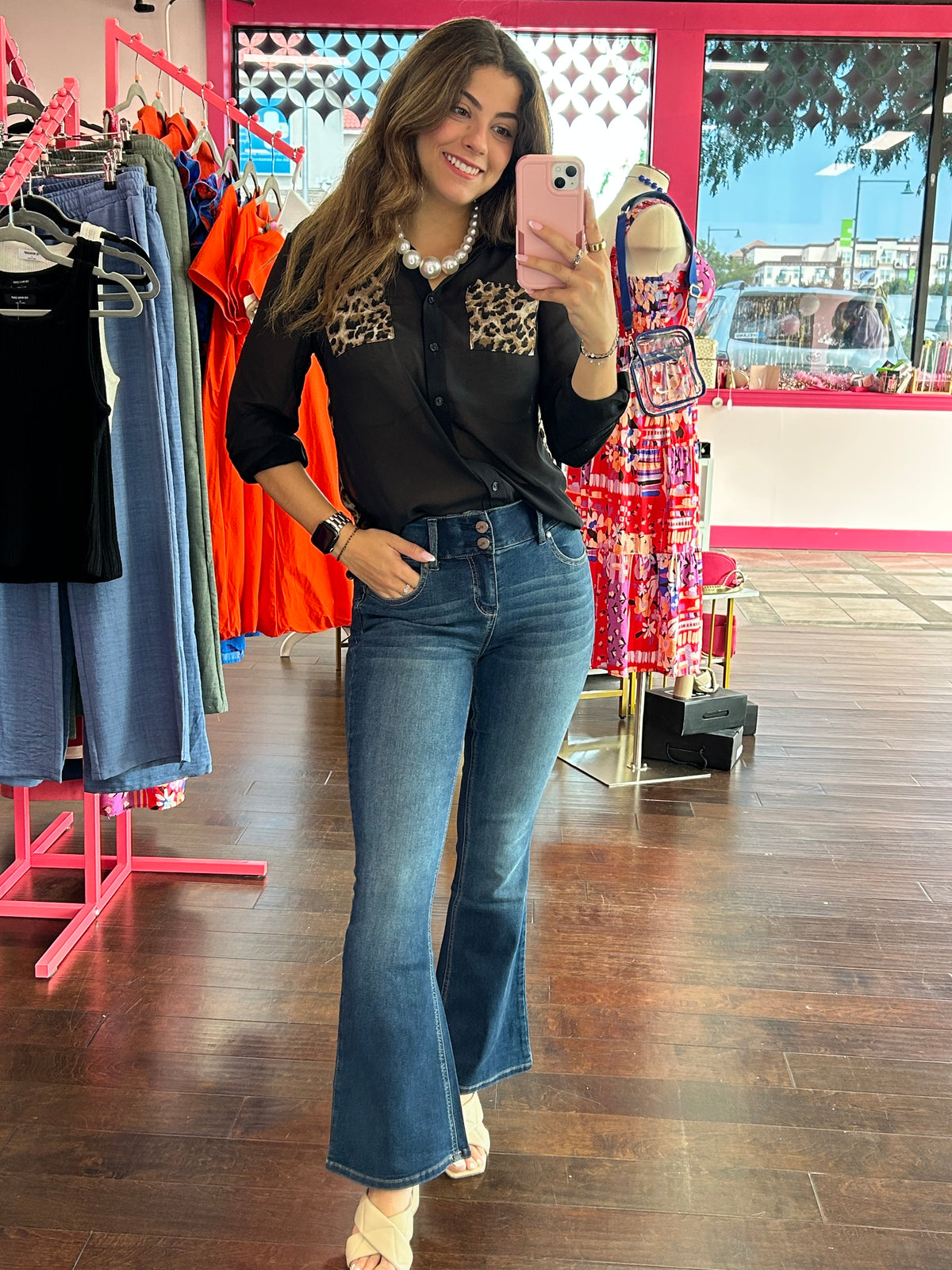 34” Sculpt Flare Jeans