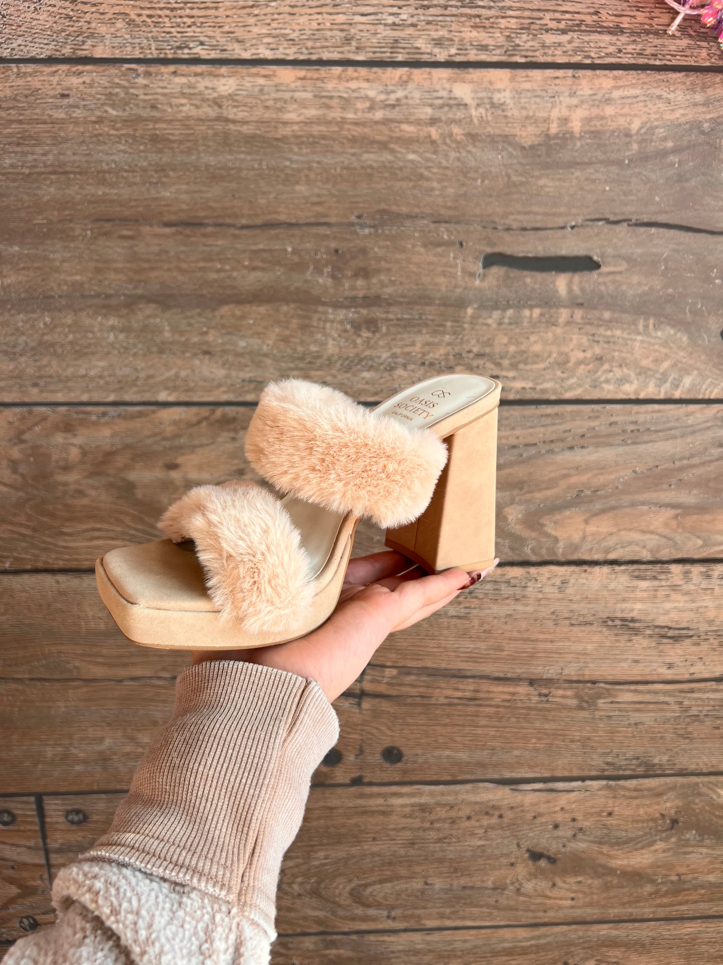 Fuzzy Platform Party Heel