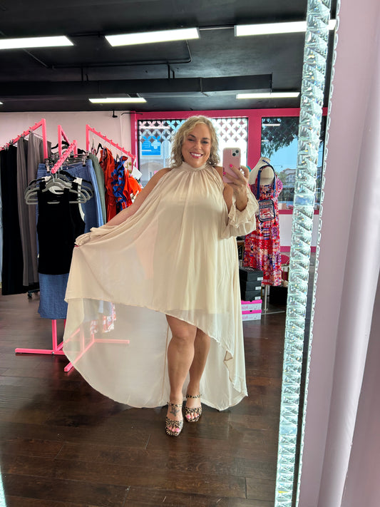 Golden Hour Hi-Low Dress