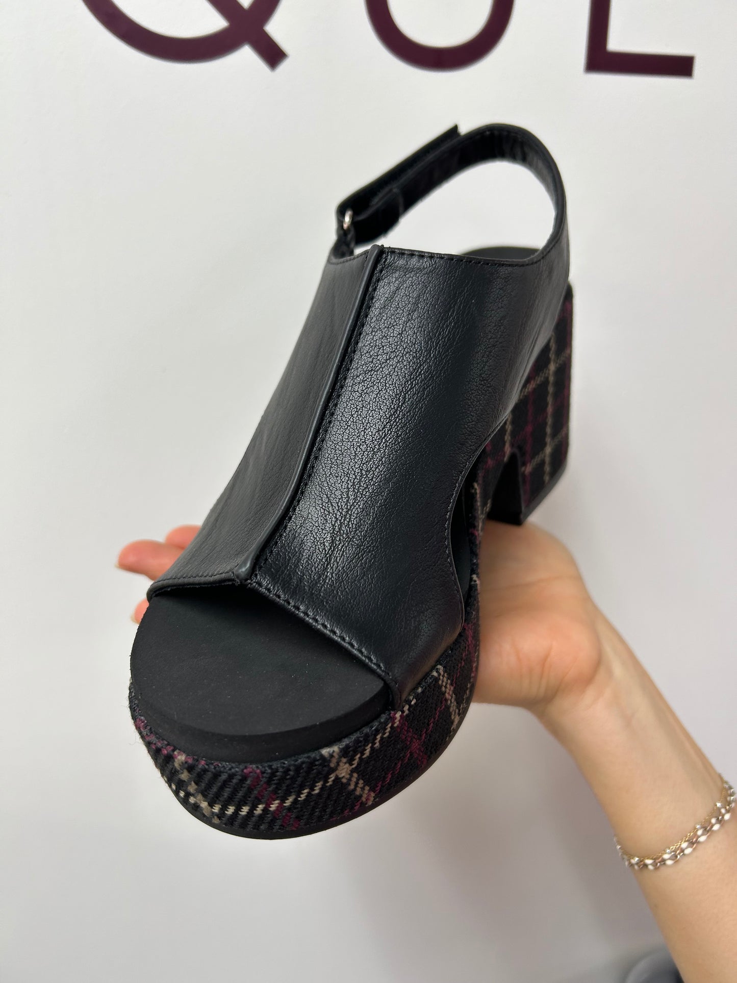 The Plaid Chic Wedge