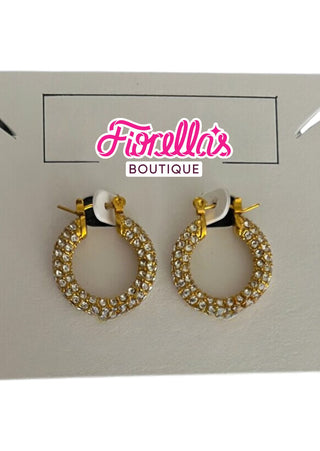 Radiance Halo Hoops Gold WR