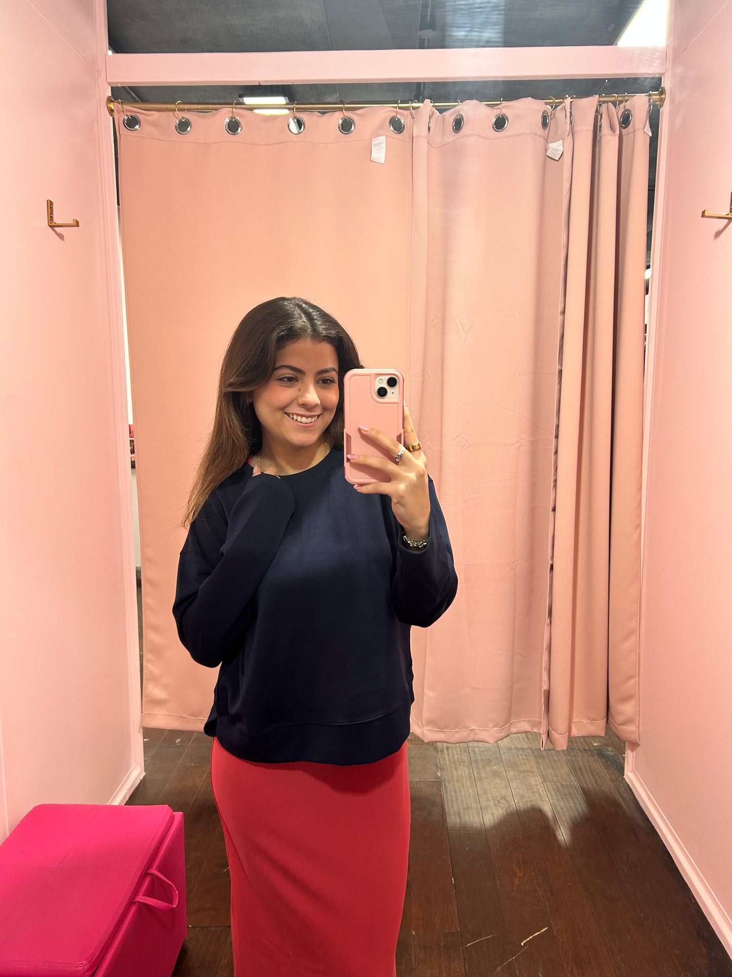 Luxe Sweatshirt Navy