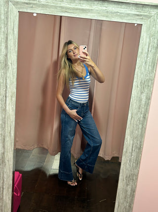 Boardwalk Tank Blue