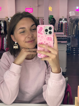 Golf Cart Enamel Earrings