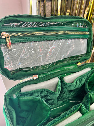 Classic Train Case Emerald