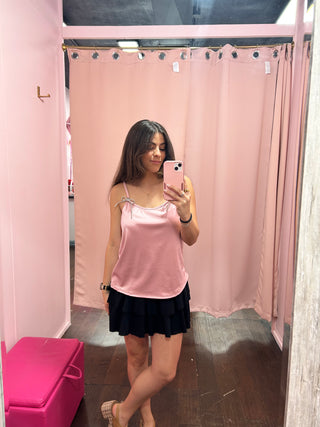 Rosé Ribbon Cami