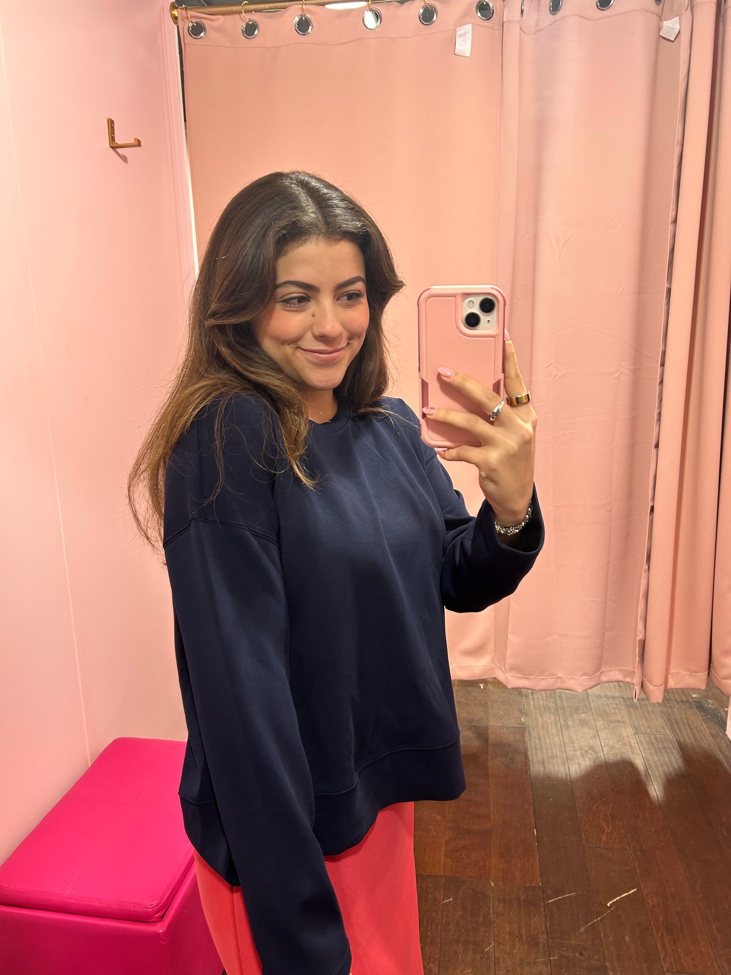 Luxe Sweatshirt Navy