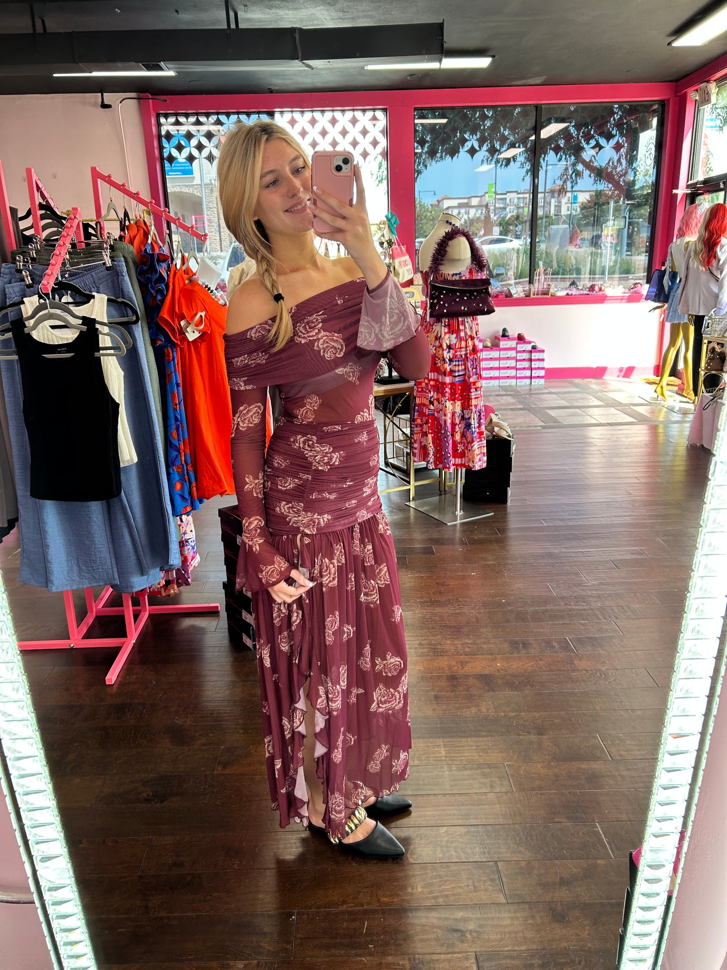 Midnight Garden Maxi Dress
