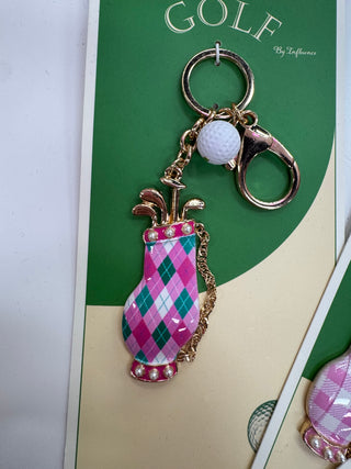 Golf Bag Bag Charm