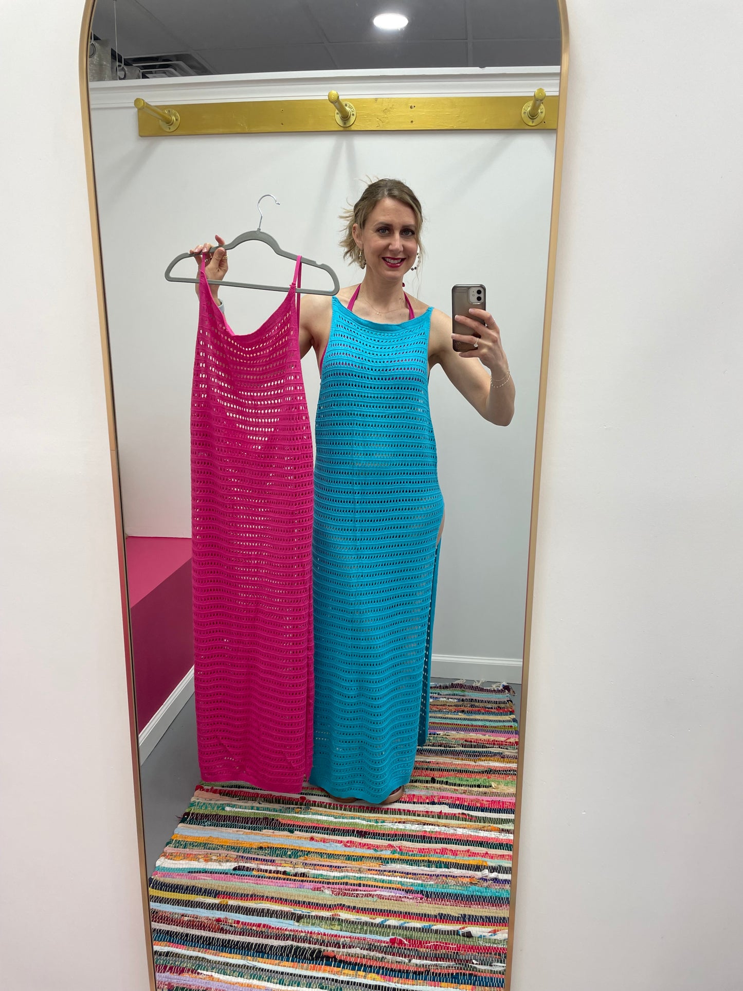 Beach Cover Up Turquoise