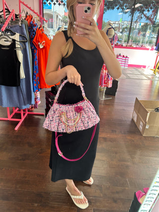 Spotted on 5th Crossbody Pink Multi