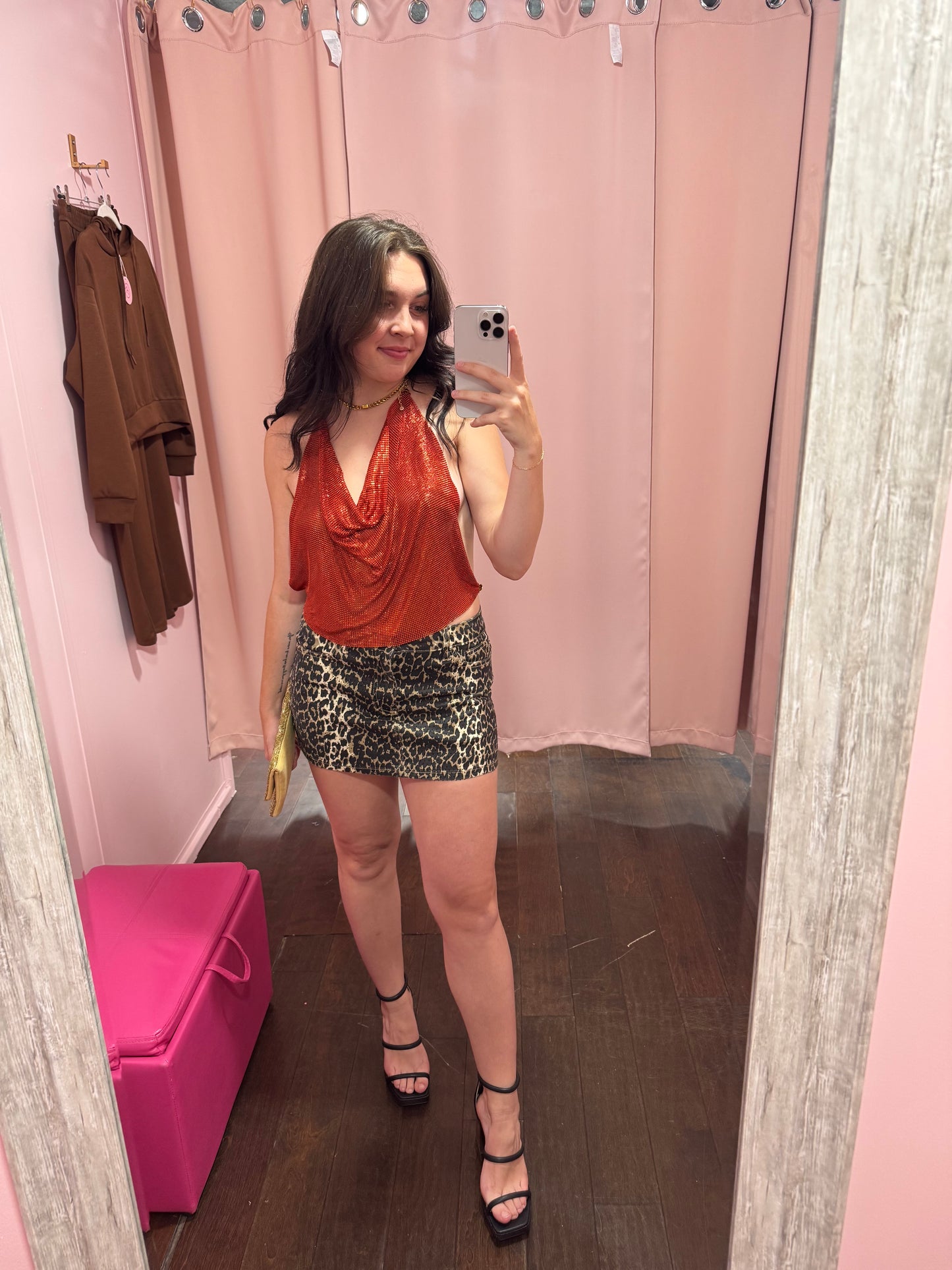Wild Escape Bling Mini Skirt