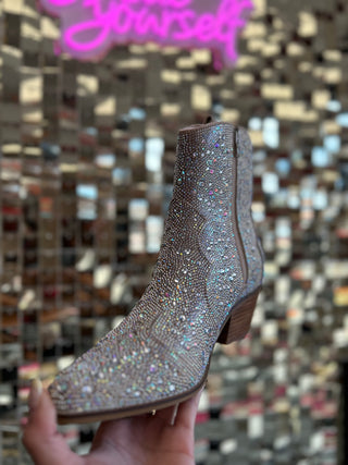 Glam Girl Rhinestone Booties