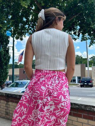 Wavy Cropped Tank