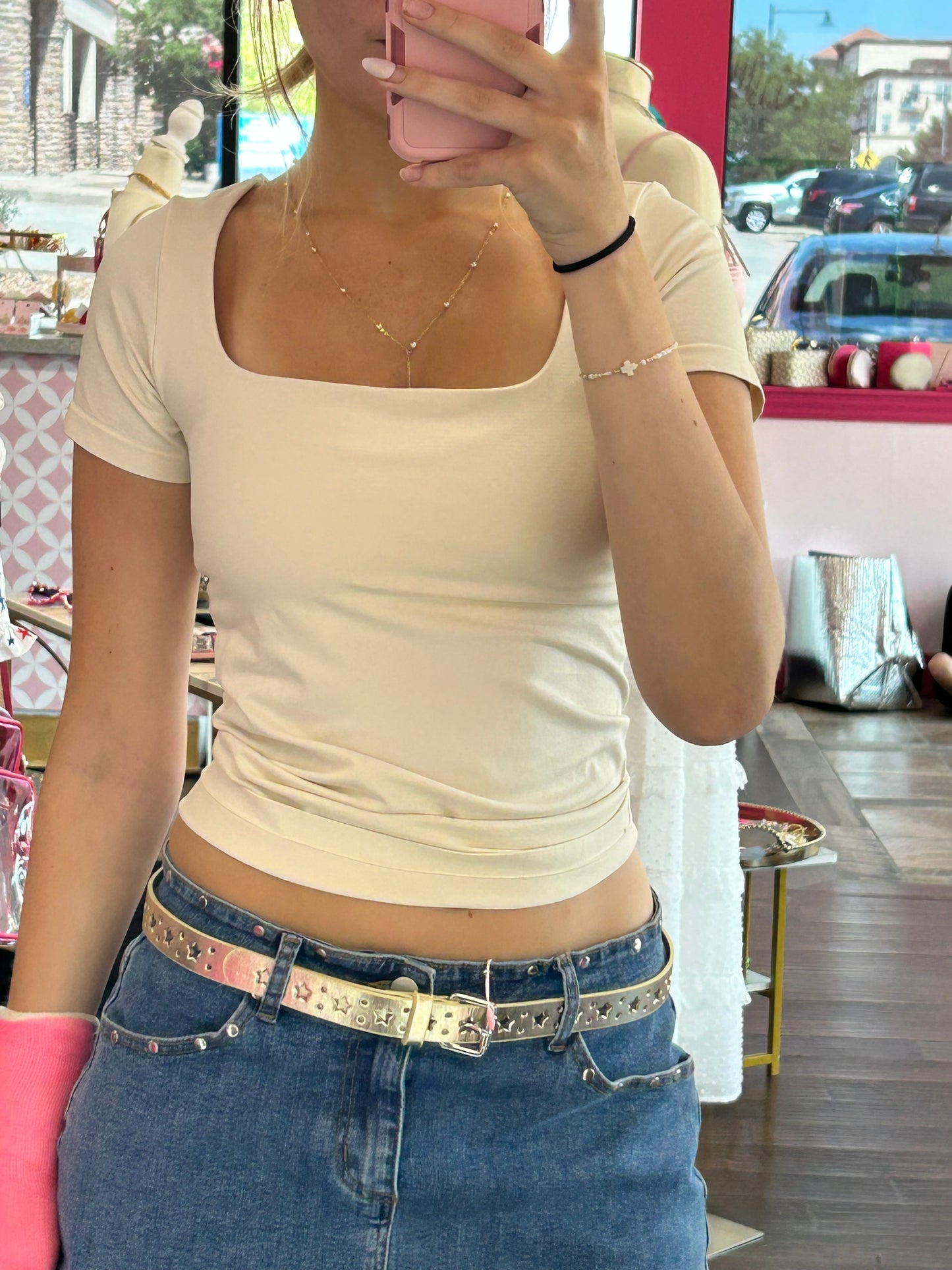 Star Cutout Belt