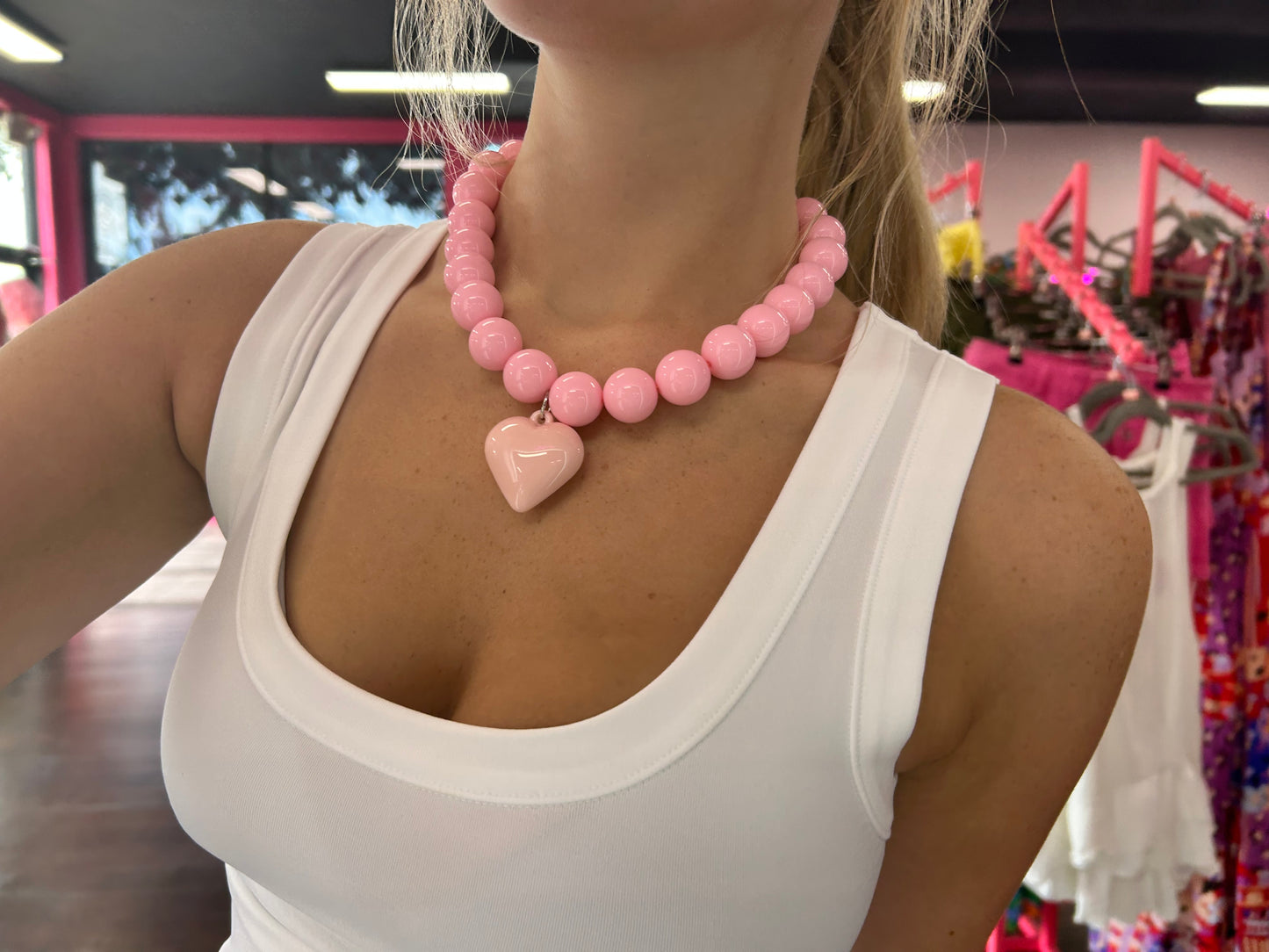Sweetheart beaded Necklace