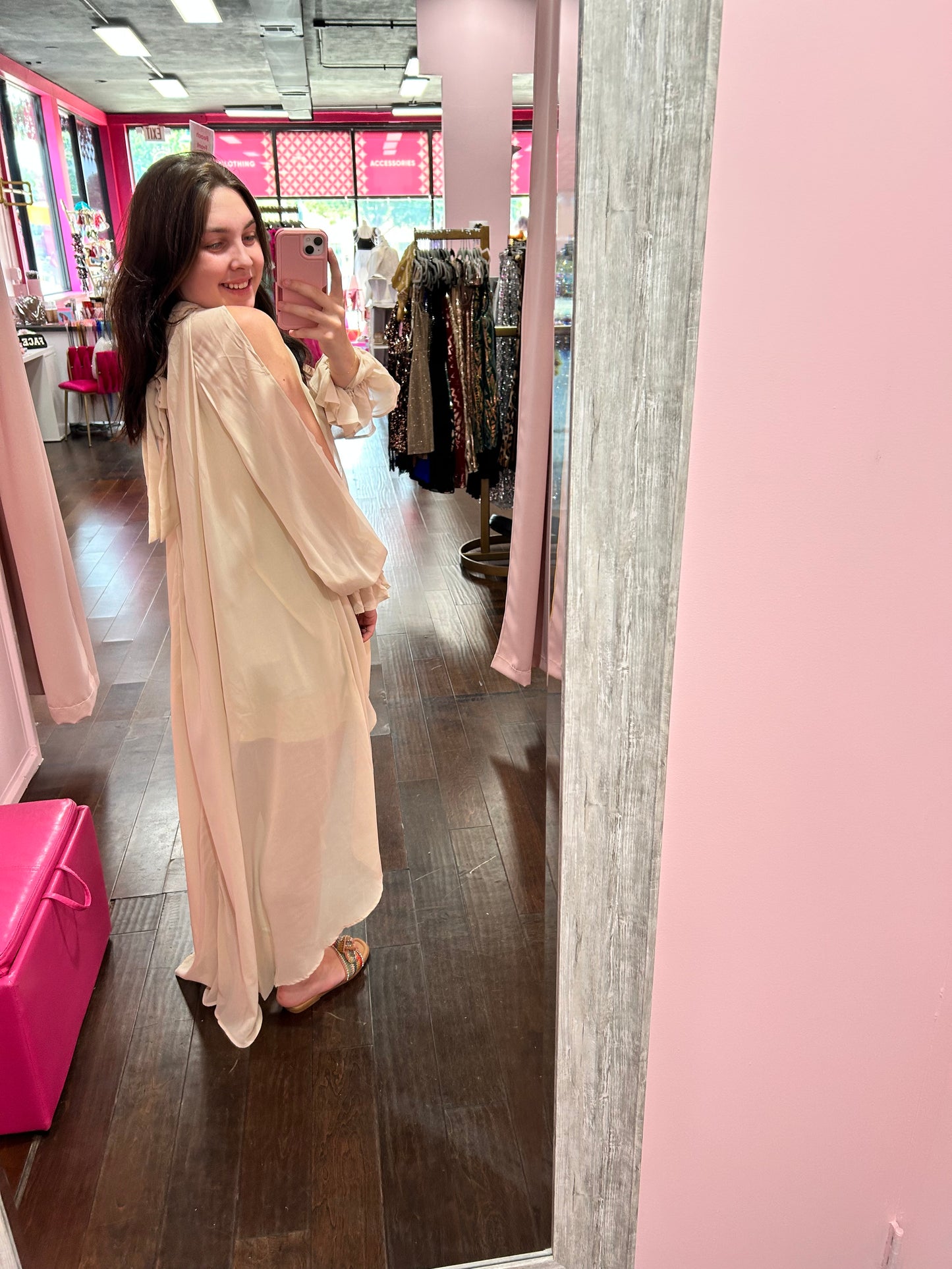 Golden Hour Hi-Low Dress