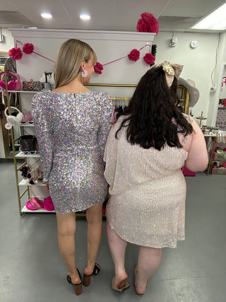 Iridescent Sequin Dress