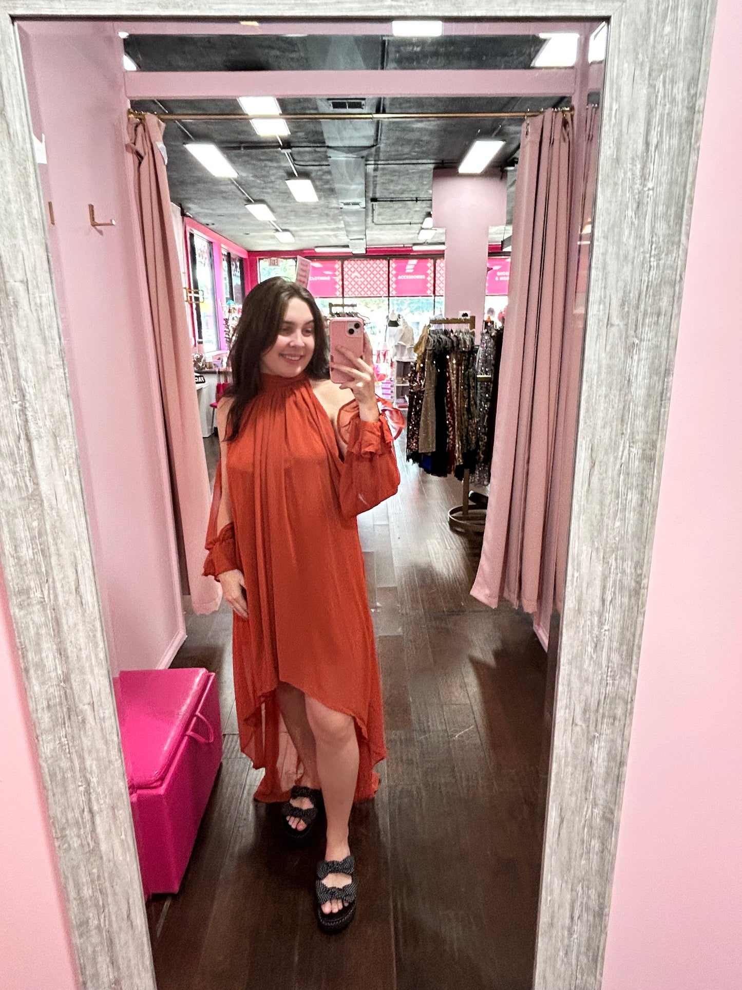 Harvest Moon Hi-Low Dress