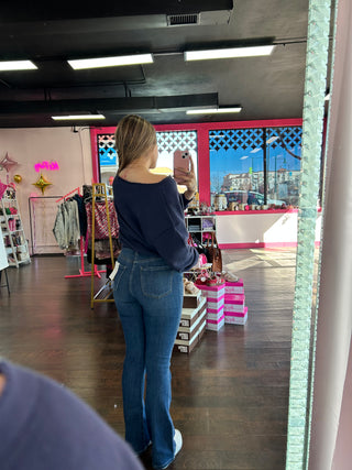 Off The Shoulder Sweatshirt