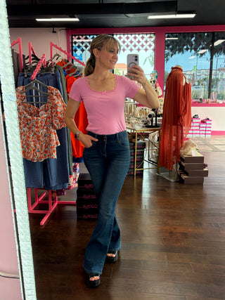 34” Sculpt Flare Jeans