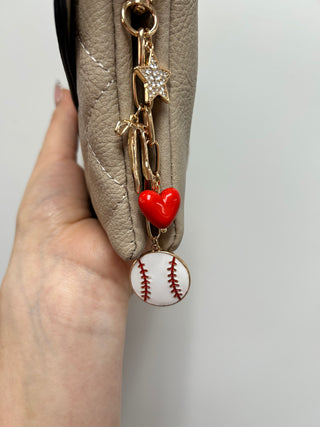 Bag Charms Baseball