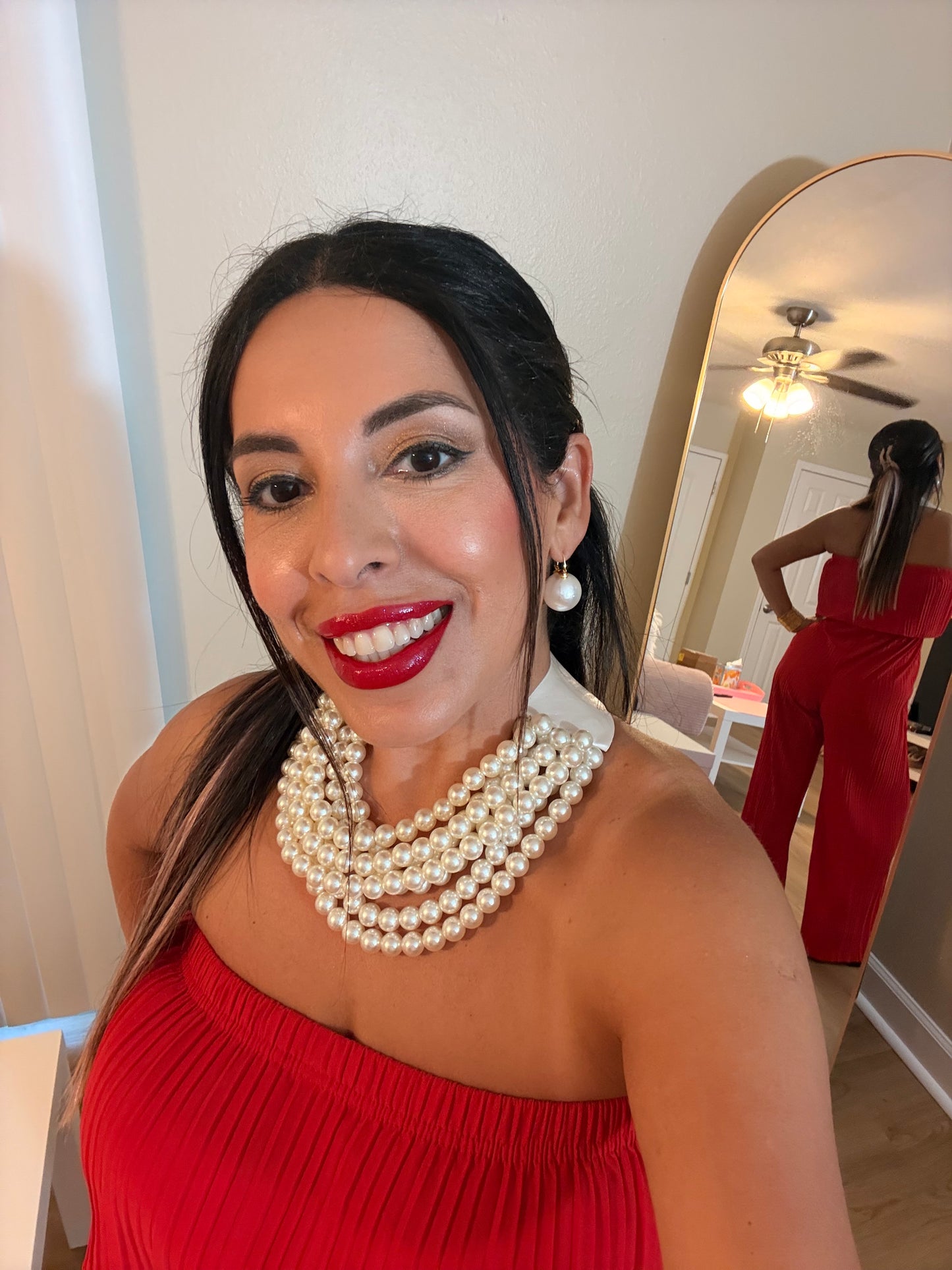 Pearls Statement Necklace Ivory