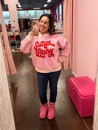 Santa B@by Sequin Sweater