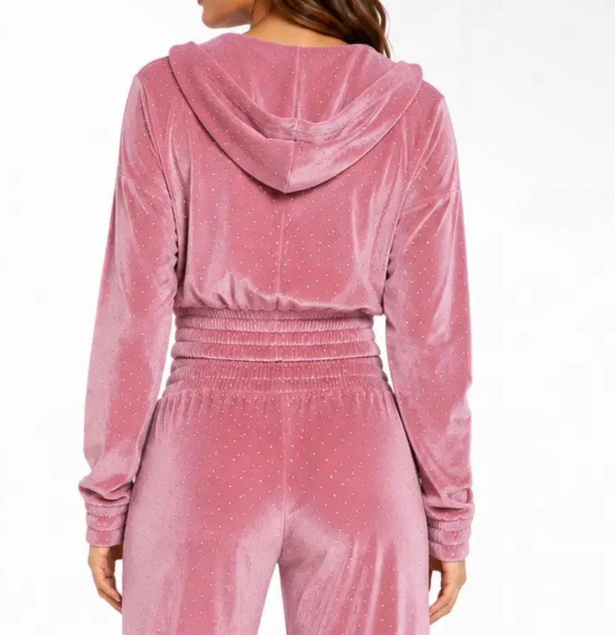 All Eyes on Me Velvet Sparkle Jacket