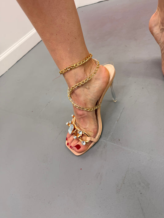 Glam it Up Bling Heel Sandal