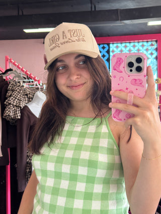 Just A Girl Trucker Hat