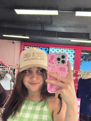 Just A Girl Trucker Hat