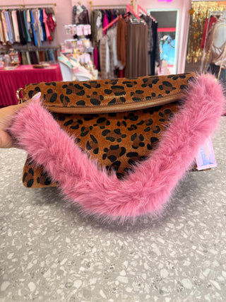 Sugar Talk Clutch Leopard