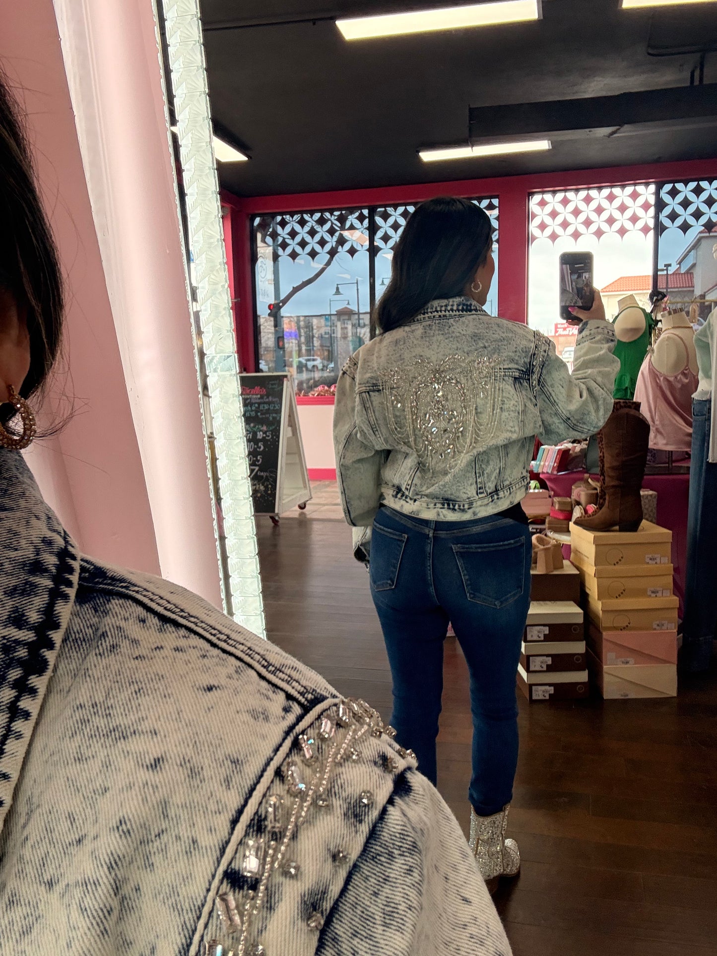 Embellished Denim Jacket