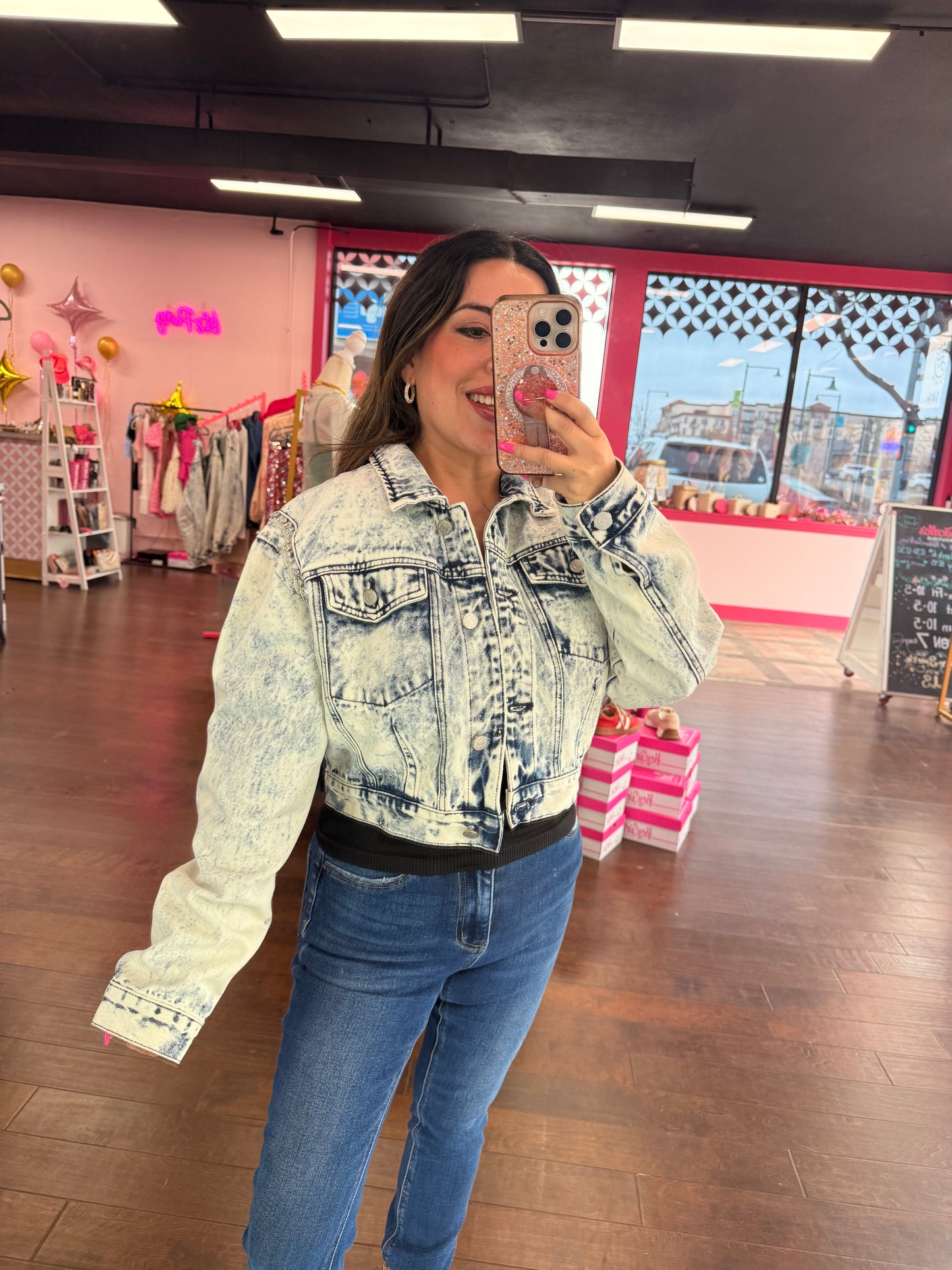 Embellished Denim Jacket