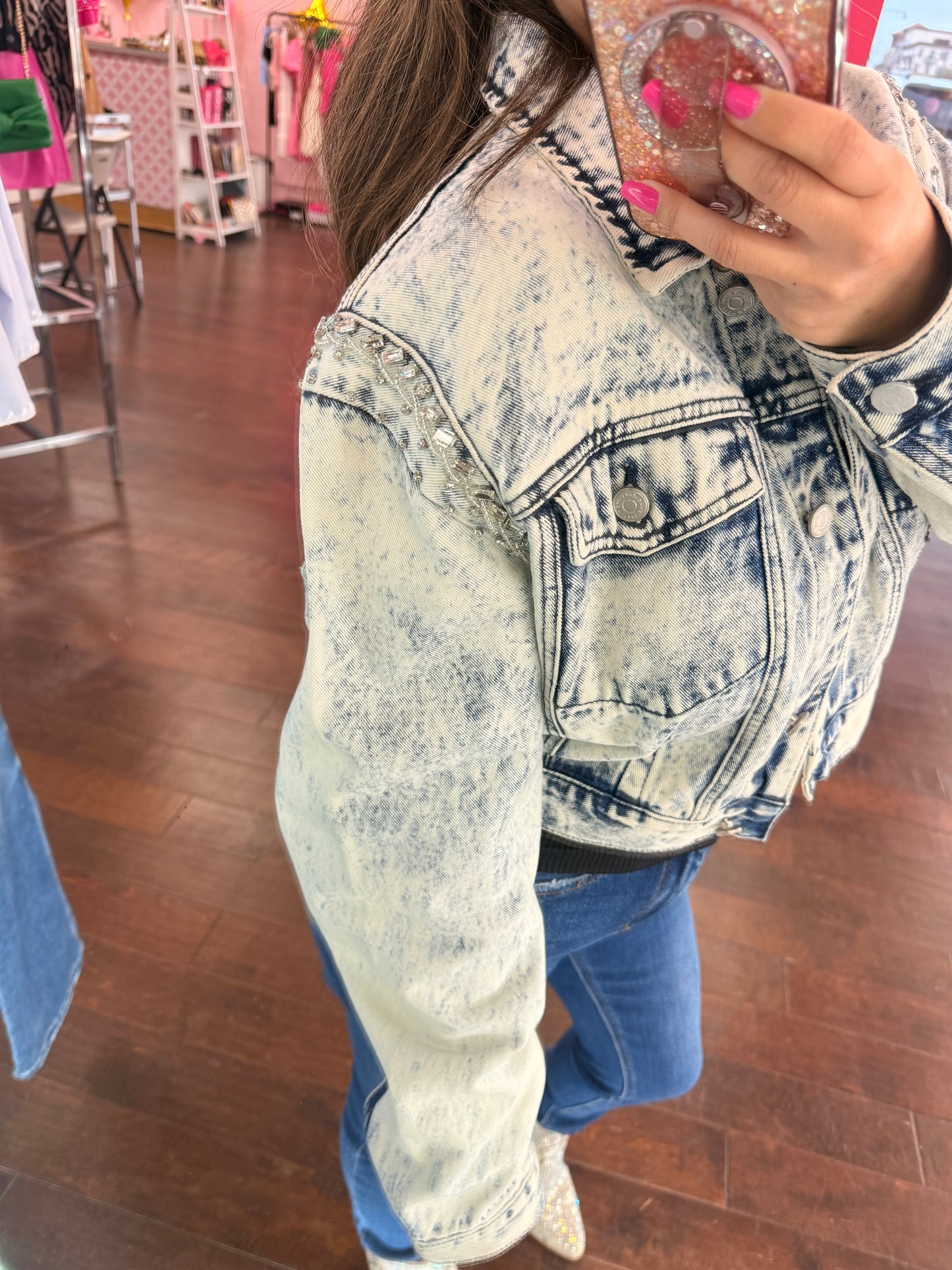 Embellished Denim Jacket