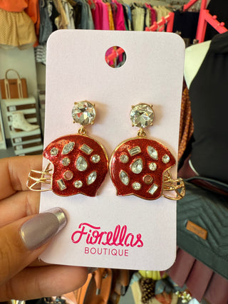 Football Helmet Earrings