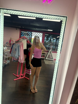 Ribbed Mini Skort