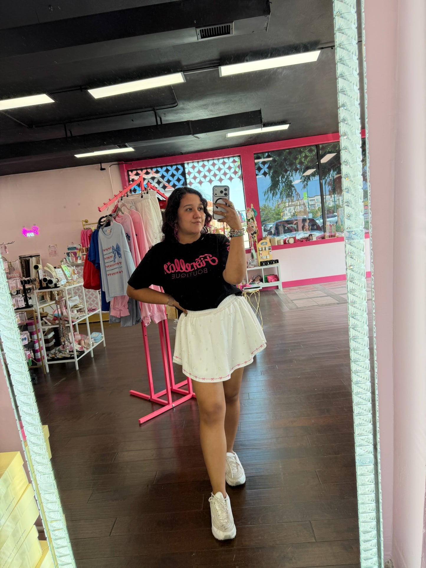 Pearl Bow Skort