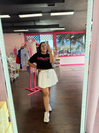 Costal Pearl Mini Skirt