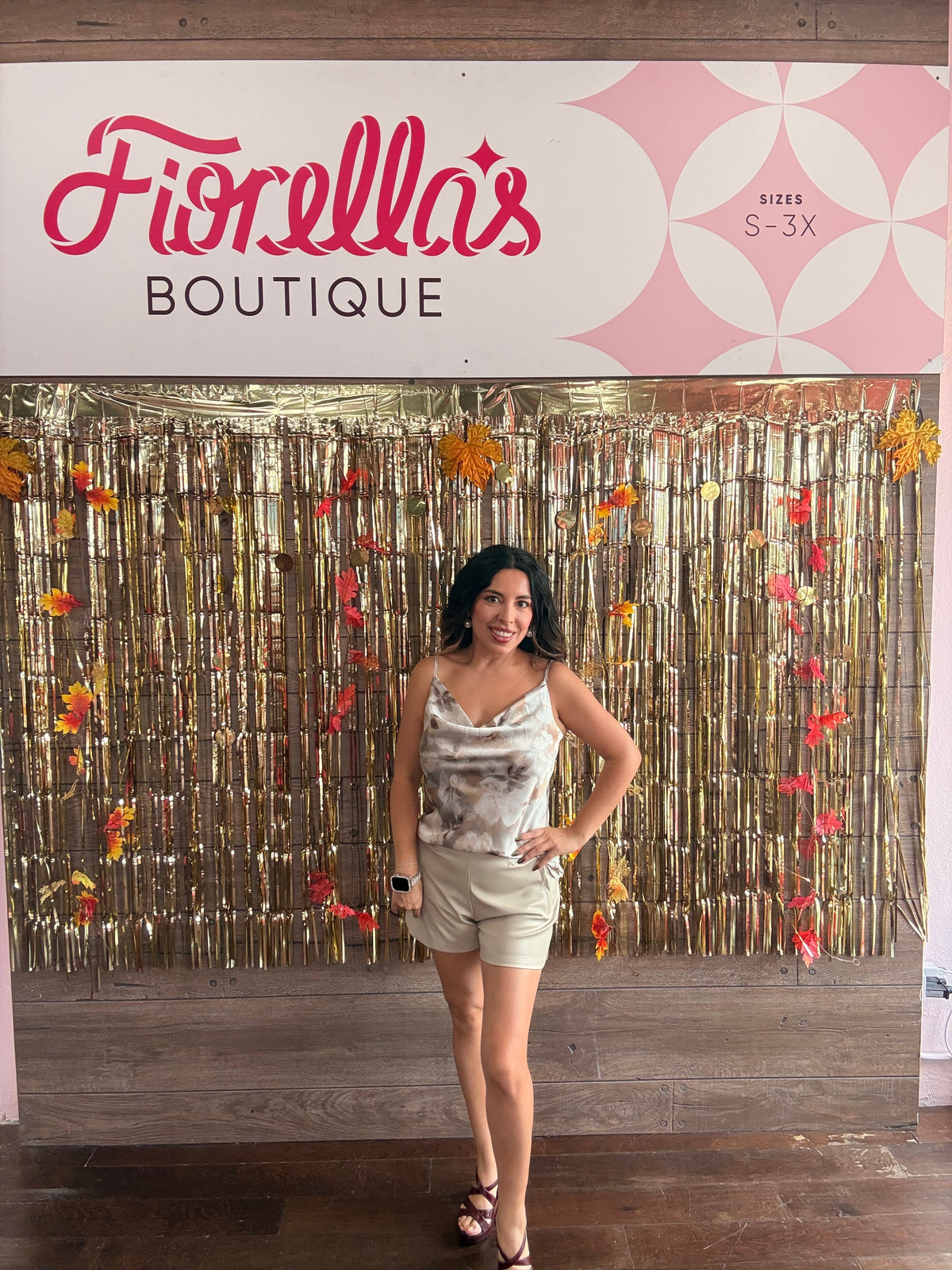 Watercolor Romance Satin Cami