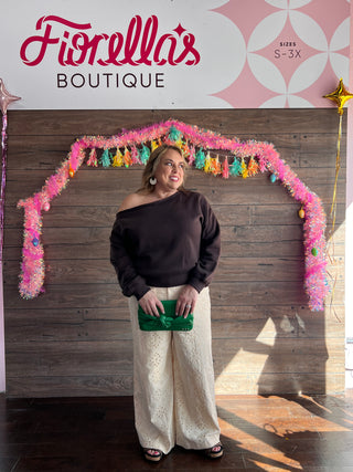 Off The Shoulder Sweatshirt