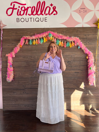 Curvy Sunday Brunch Tiered Skirt
