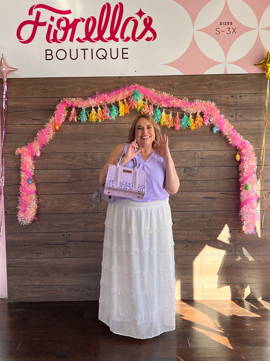 Curvy Sunday Brunch Tiered Skirt