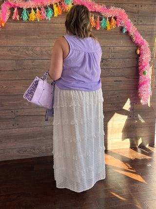Curvy Sunday Brunch Tiered Skirt