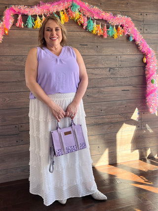 Curvy Sunday Brunch Tiered Skirt