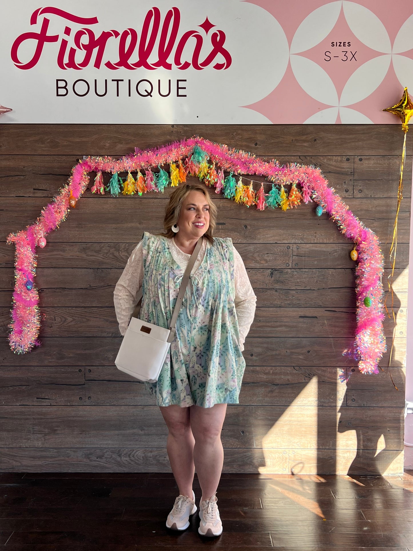 Curvy Secret Garden Romper