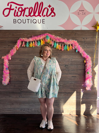 Curvy Secret Garden Romper